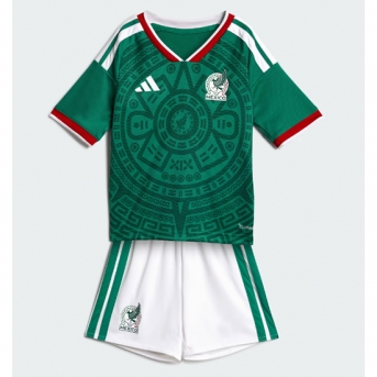 Billige Fotballdrakt Mexico Replika Hjemmedraktsett Barn VM 2026 Kortermet (med bukser)